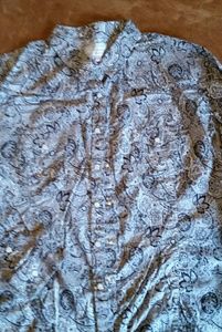 Ladies western style button down shirt